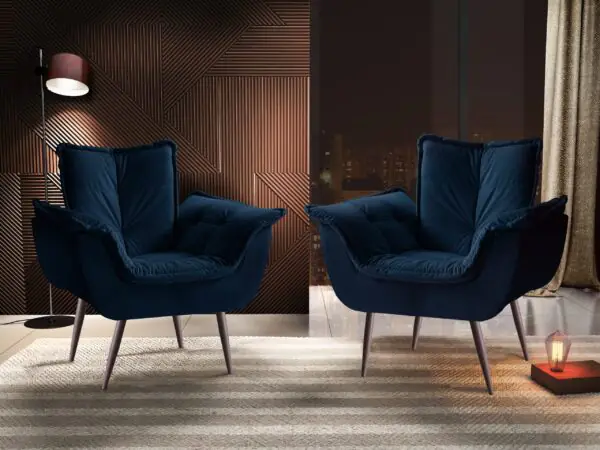 Poltrona Eros Veludo Premium - Imagem 2