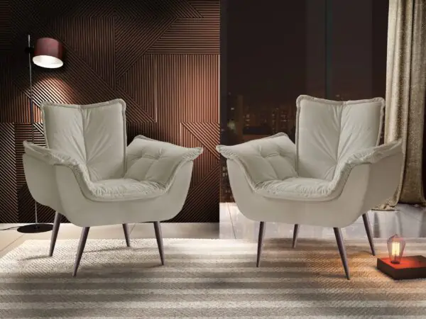 Poltrona Eros Veludo Premium