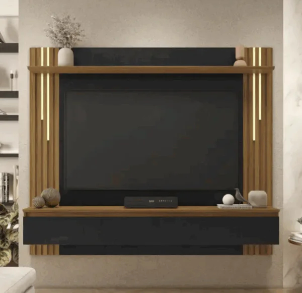 Painel Ripado Nt 1345 Para Tv 65 Polegadas Com Led - Notável