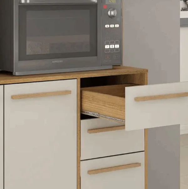 Armário para Cozinha 13 Portas 2 Gavetas Agata - Valdemóveis - Imagem 2
