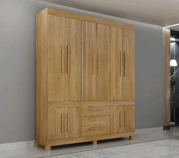Guarda-Roupa Bem Te Vi 10 Portas 3 Gavetas - Valdemóveis - Imagem 4