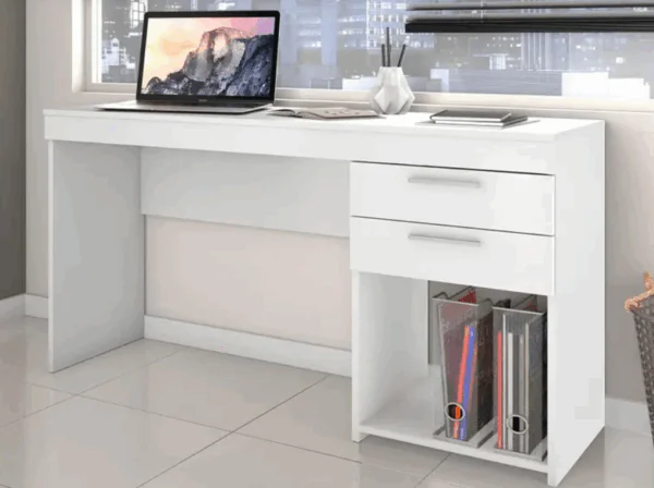Mesa Para Computador Escrivaninha Home Office Nt 51015 2 Gavetas 1 Nicho - Notável - Imagem 5