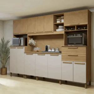 Armário de Cozinha 13 Portas 2 Gavetas Capitólio - Valdemóveis