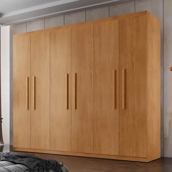 Guarda Roupa Casal Espanha 6 Portas com Pés Rufato